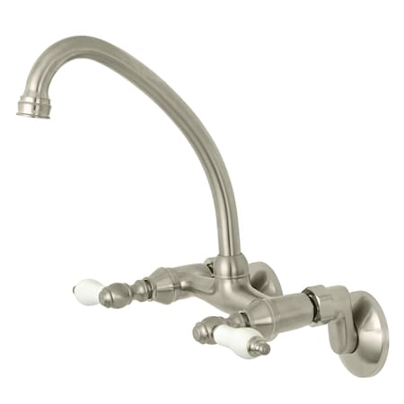 KS514SN 2-Handle Wall Mount Kitchen Faucet